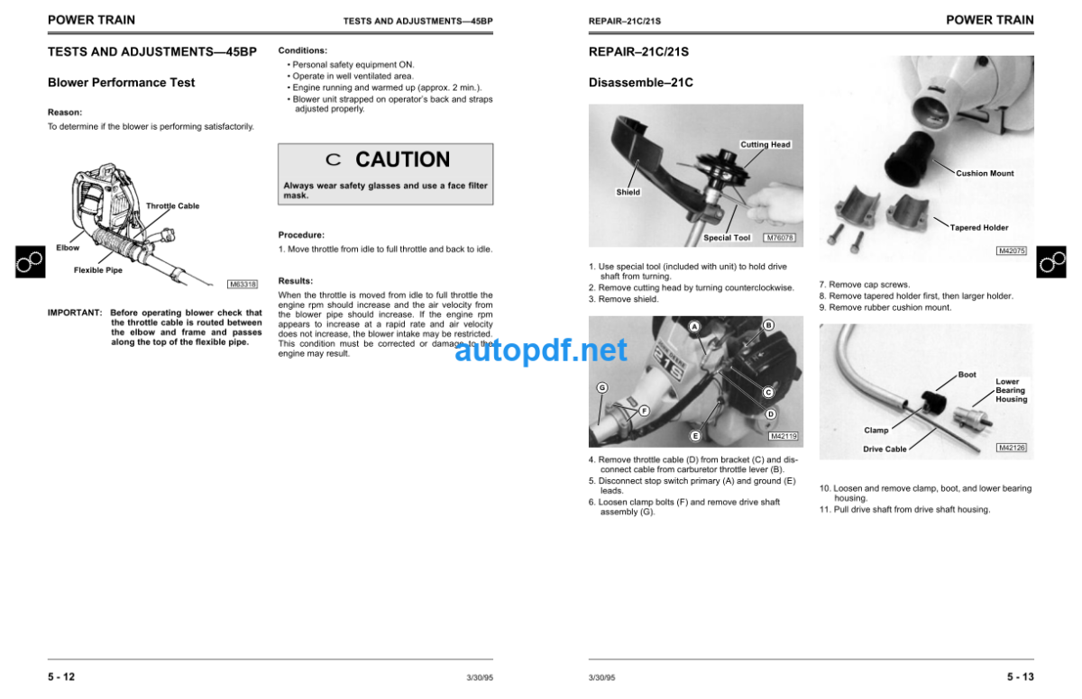 21C 21S 21HC and 45BP Hand Held Products Technical Manual (TM1524)