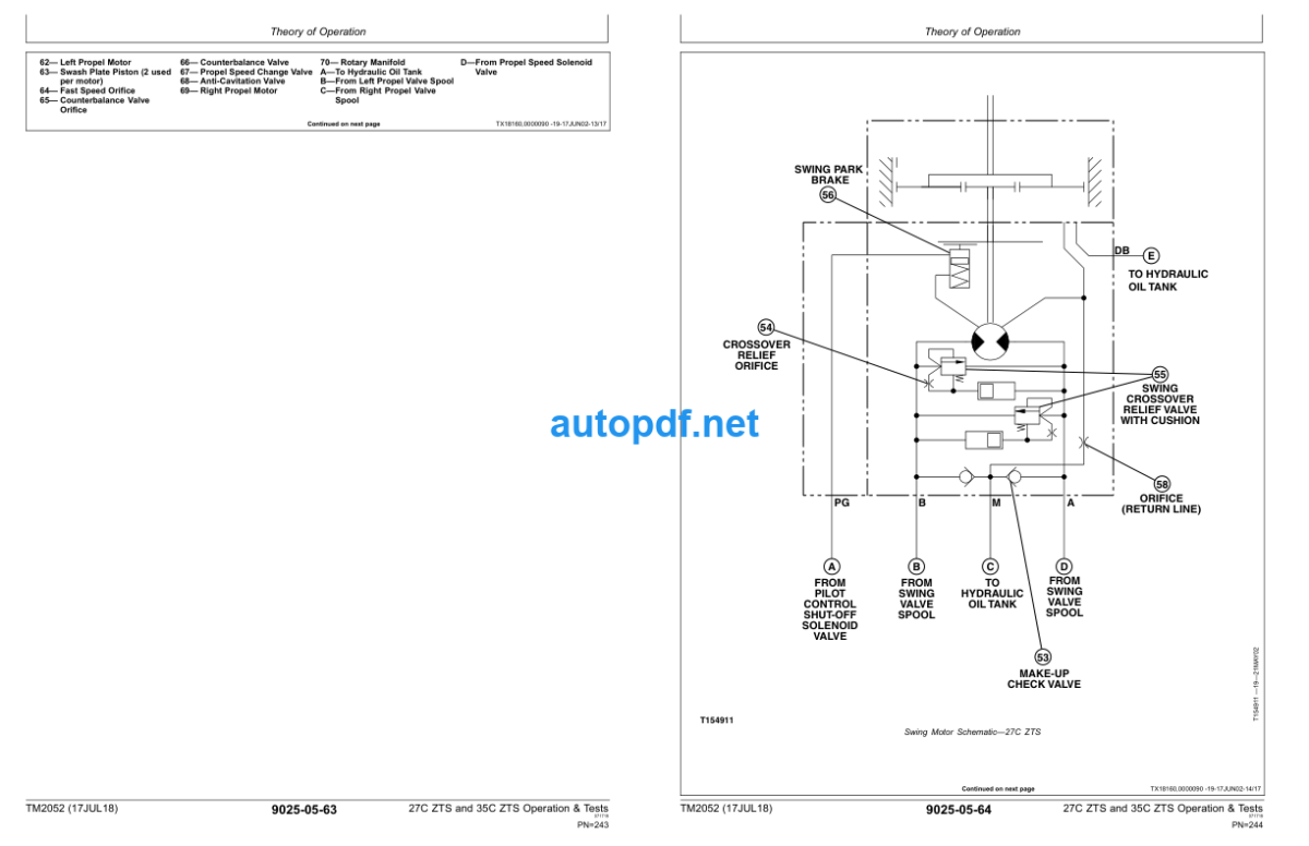 27C ZTS and 35C ZTS Excavator Operation and Tests Technical Manual (TM2052)