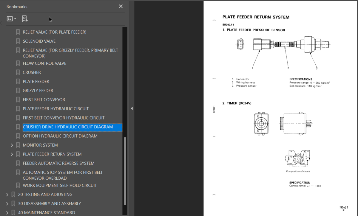 BR300J-1 BR310JG-1 Shop Manual