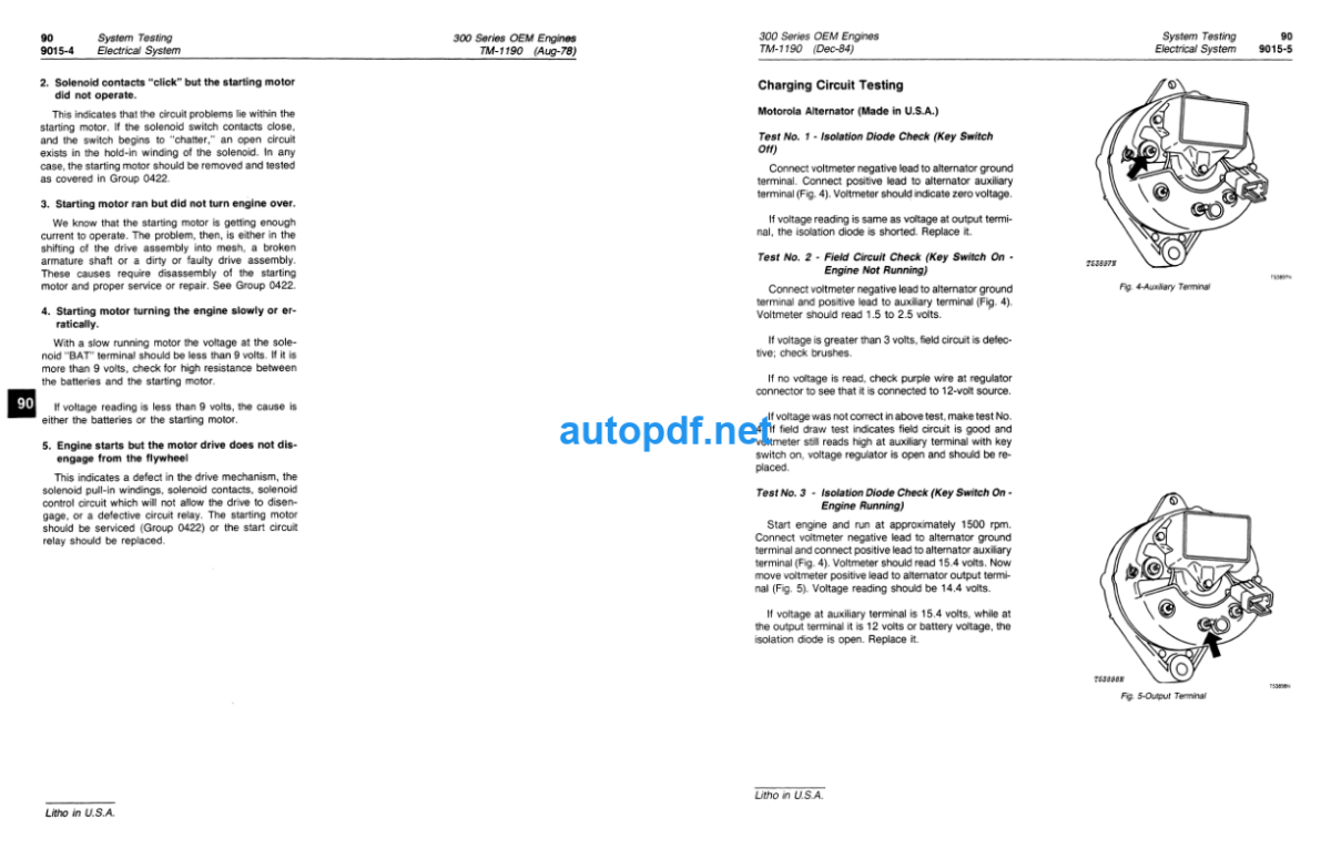 300 Series OEM Engines Technical Manual