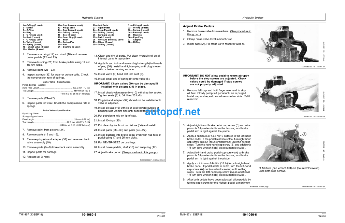 300D 310D and 315D Backhoe Loader Repair Technical Manual (TM1497)