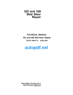 325 and 328 Skid Steer Repair Technical Manual (TM2192)