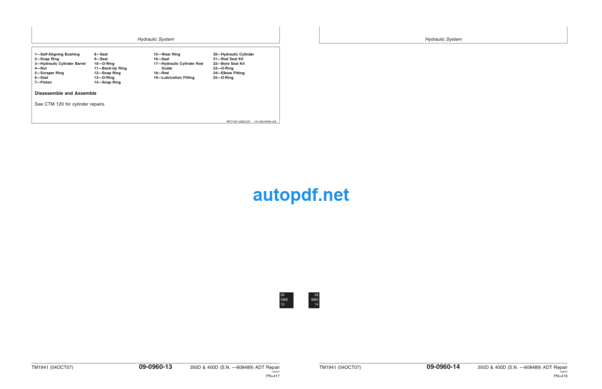 310SJ Backhoe Loader Operation and Test Technical Manual (TM10131U)