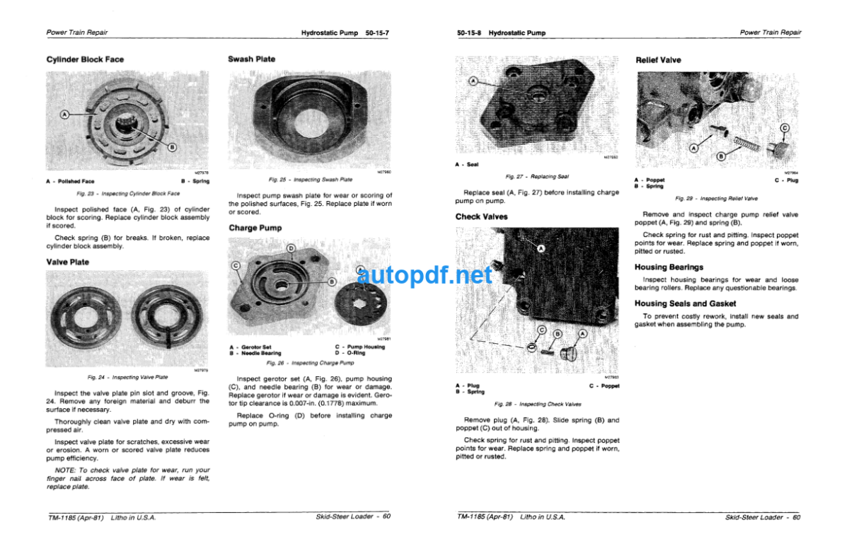 60 Skid-Steer Loader Technical Manual (TM1185)