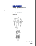 JPB7500V SX Shop Manual