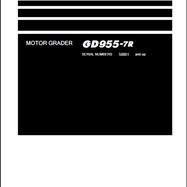 GD955-7R (GEN00260-00) Shop Manual