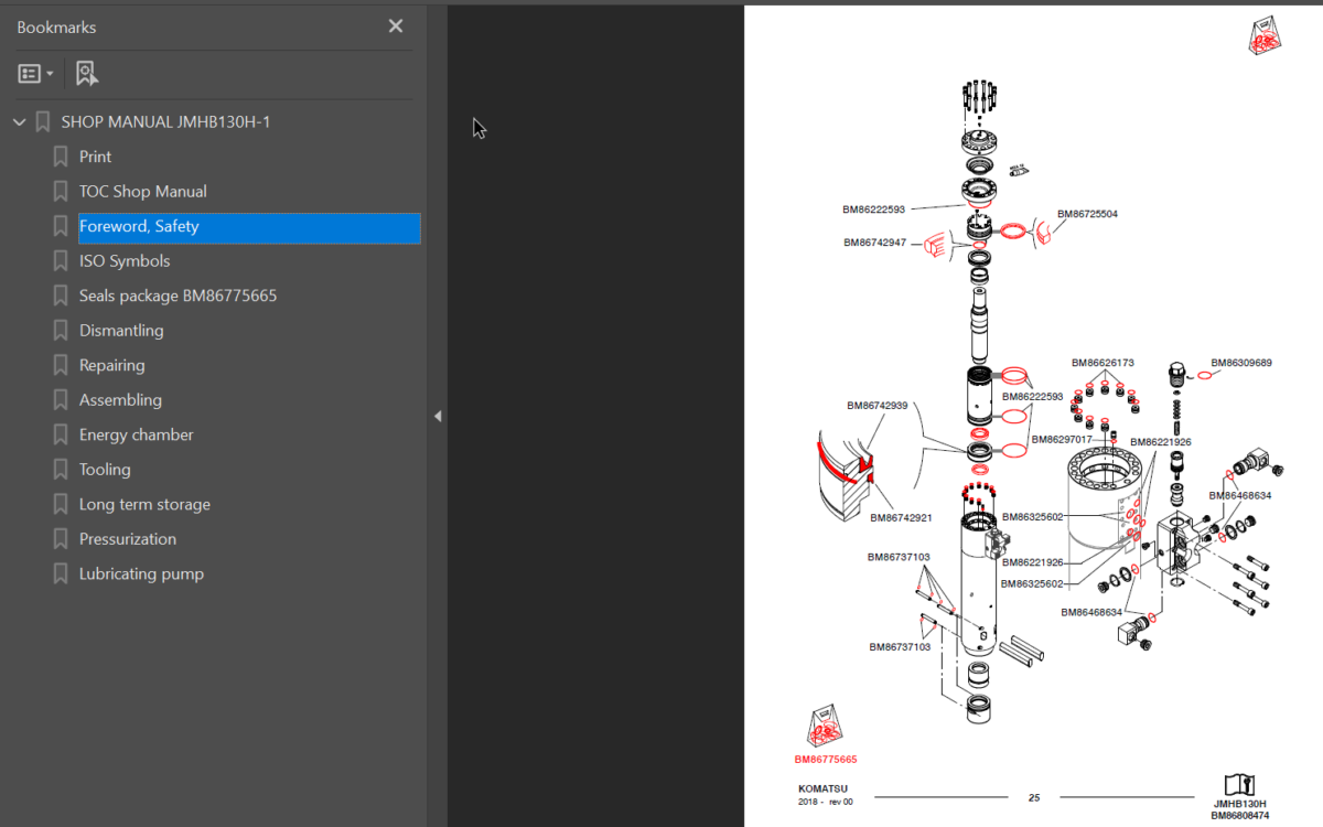 JMHB130H-1 Shop Manual