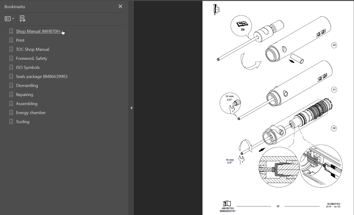 JMHB70H-1 Shop Manual