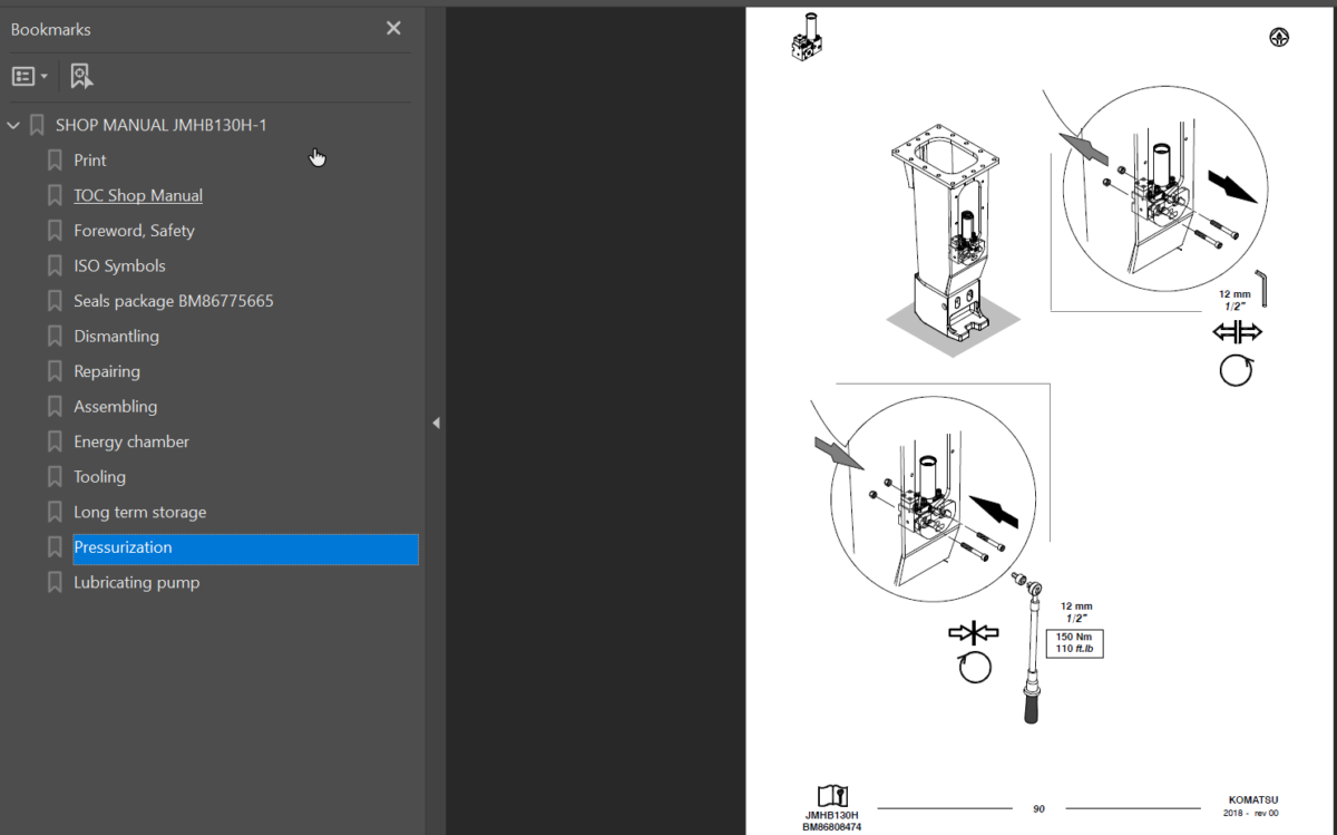 JMHB130H-1 Shop Manual