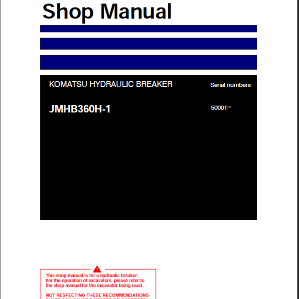 JMHB360H-1 (SEN06677-03) Shop Manual