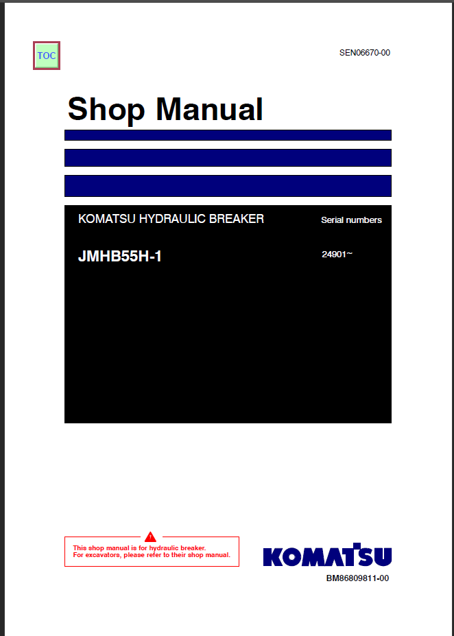 JMHB55H-1 (SEN06670-00) Shop Manual