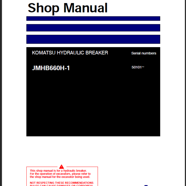 JMHB660H-1 (SEN06680-04) Shop Manual