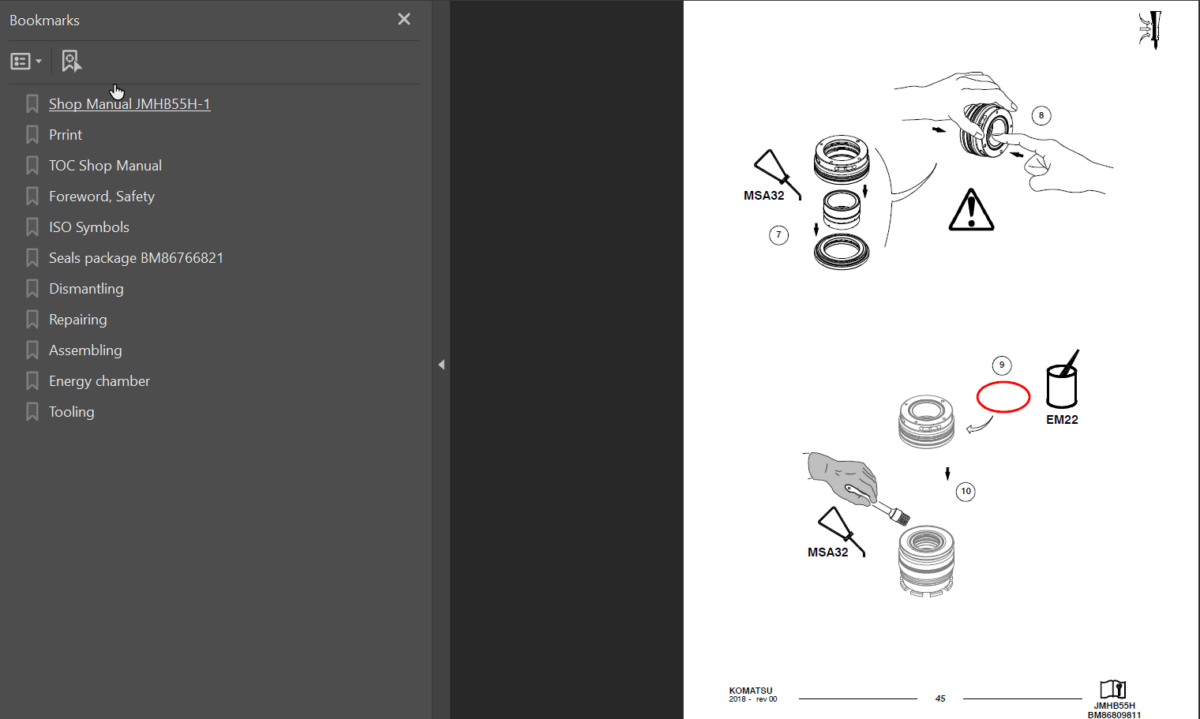 JMHB55H-1 (SEN06670-00) Shop Manual