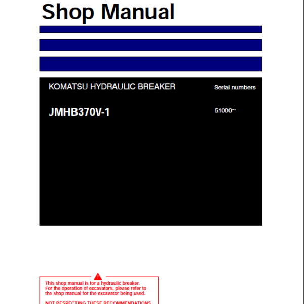 JMHB370V-1 (SEN06684-04) Shop Manual