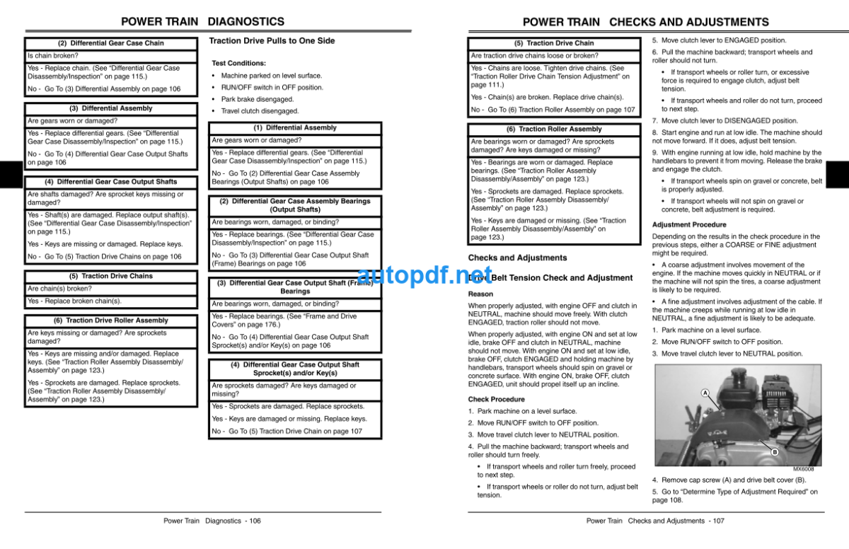 180B, 220B, and 260B Greensmower Technical Manual (TM2004)