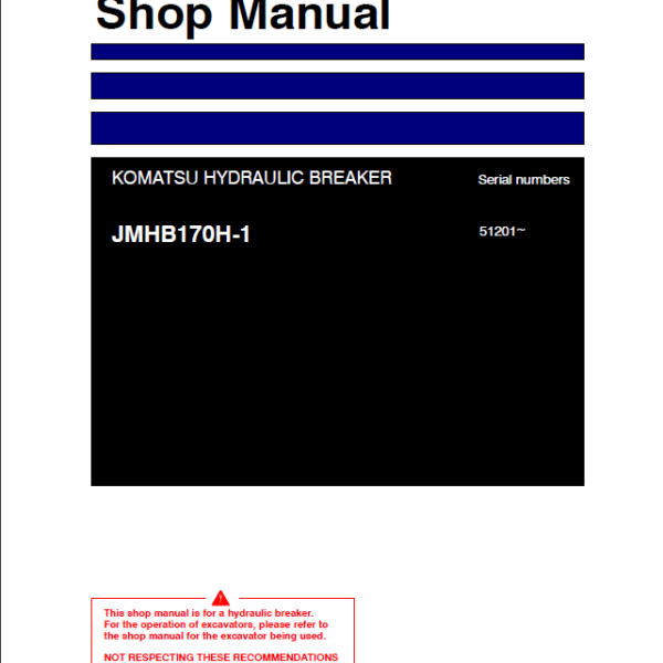 JMHB170H-1 (SEN06675-04) Shop Manual