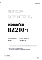 BZ210-1 Shop Manual