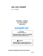 530 Log Loader Technical Manual (TMF307816)