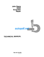 595D Excavator Repair Technical Manual (TM1445)