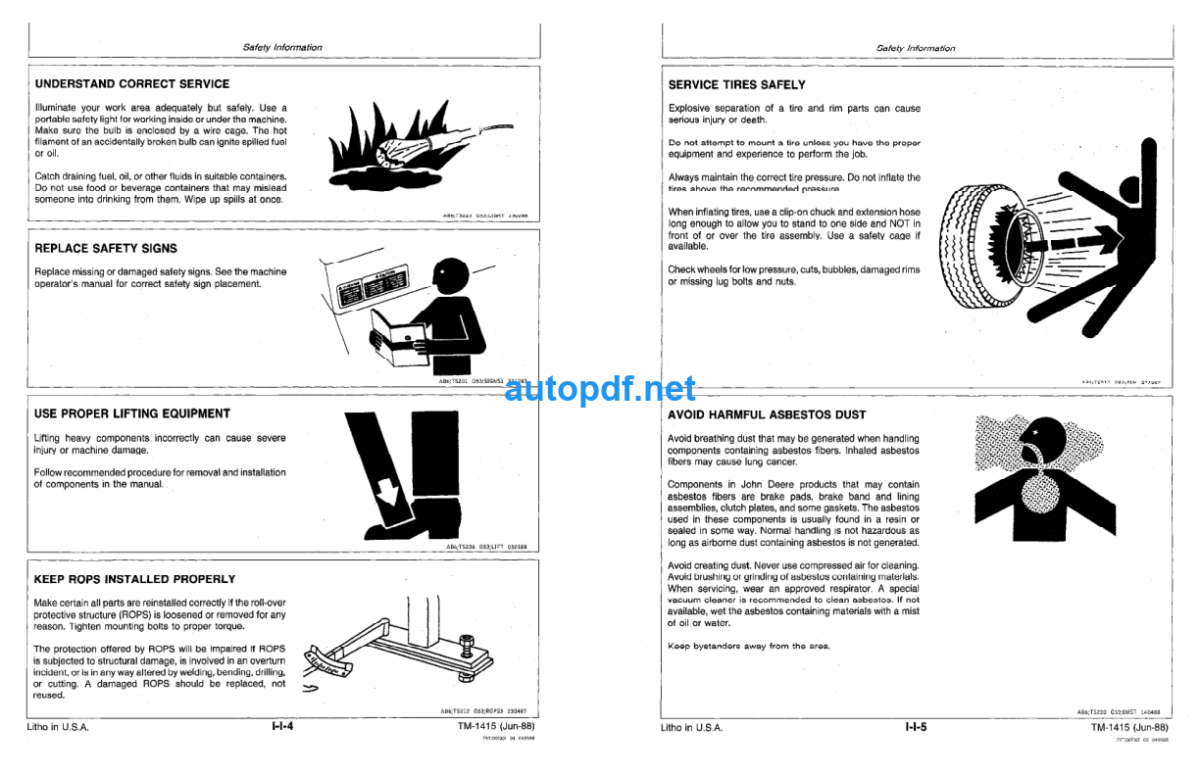 493D Feller Buncher Technical Manual (TM1415)