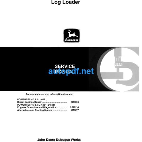 535 Log Loader Service Manual (TM1876)