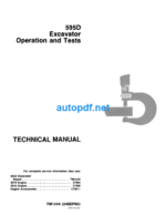 595D Excavator Operation and Test Technical Manual (TM1444)