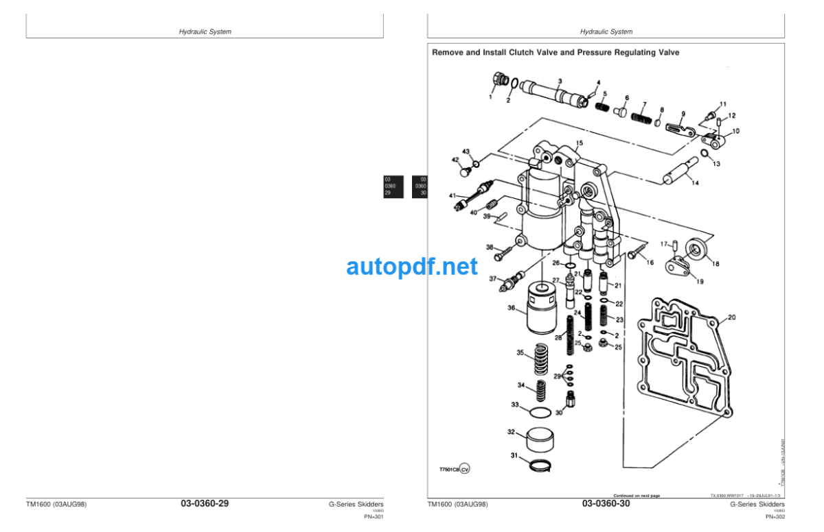 540G, 640G, 740G, 548G, 648G, 748G Skidder Repair Technical Manual