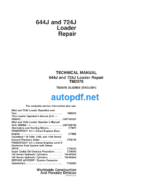 644J and 724J Loader Repair Technical Manual