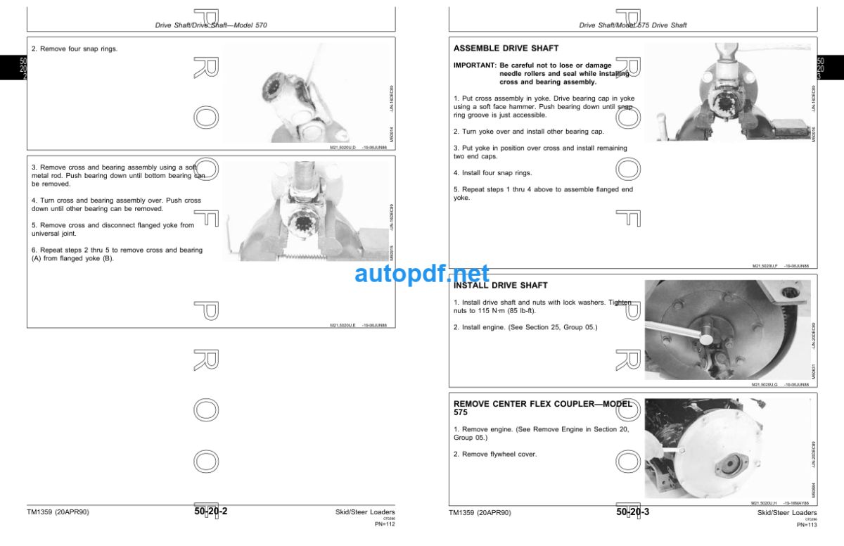 570 and 379 Skid-Steer Loaders Technical Manual (TM1359)