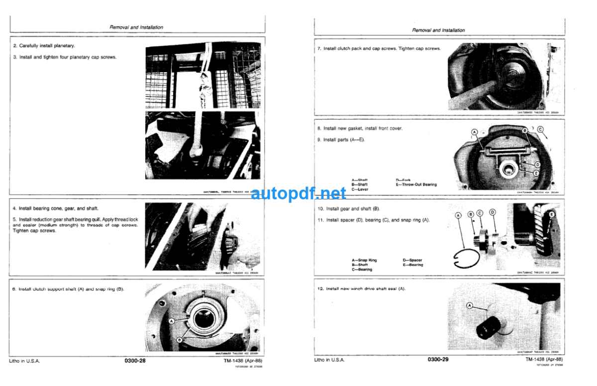 444D 544D 644D Loader Repair Technical Manual (TM1341)