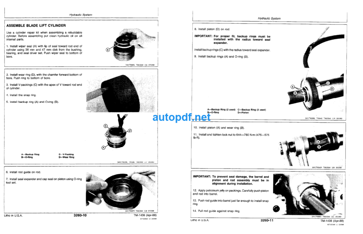 444D 544D 644D Loader Repair Technical Manual (TM1341)