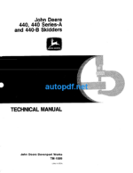 440 440 Series-A and 440-B Skidders Technical Manual (TM1009)