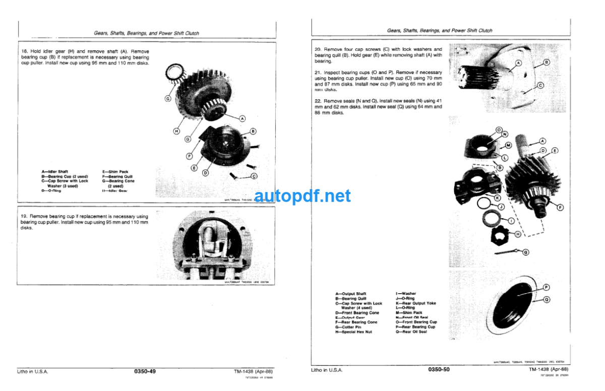 540D Skidder 548D Grapple Skidder Repair Technical Manual (TM1438)