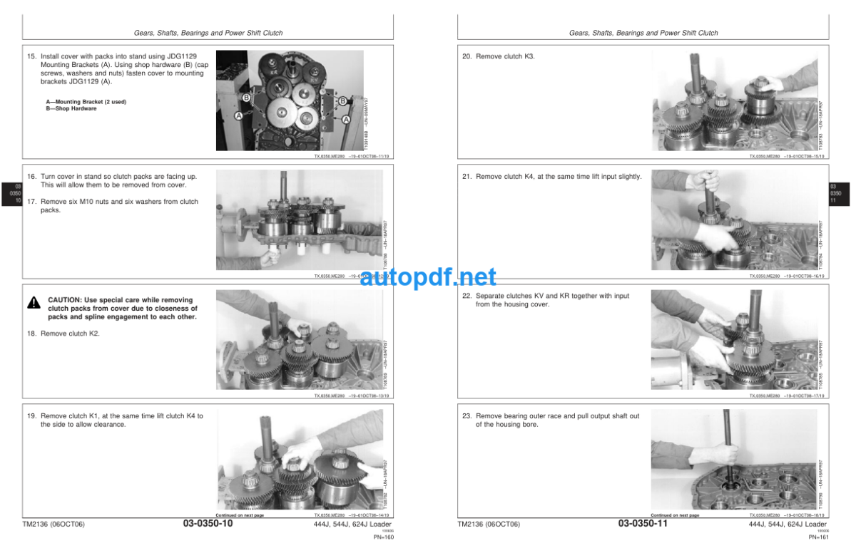 444J, 544J, 624J Loader Repair Technical Manual