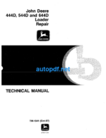 444D 544D and 644D Loader Repair Technical Manual (TM1341)