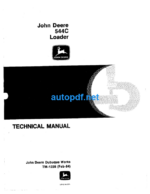 544C Loader Technical Manual (TM1228)