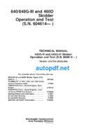 640G-III and 648G-III Skidder Operation and Test Technical Manual