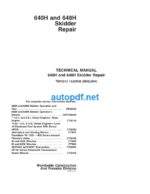 640H and 648H Skidder Repair Technical Manual TM10313 13JUN08