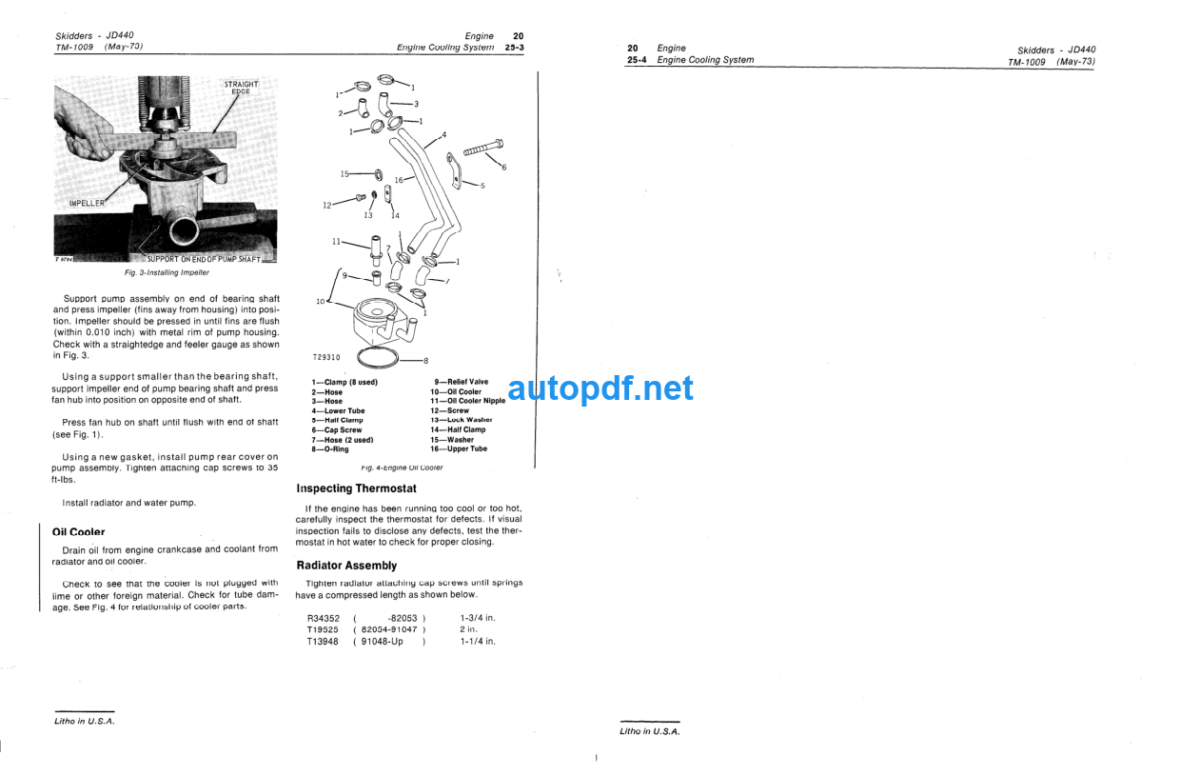 440, 440A and 440B Skidders Engine Manual