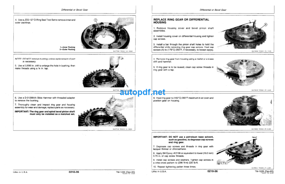 544C Loader Technical Manual (TM1228)