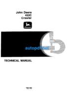 450C Crawler Technical Manual (TM1102)