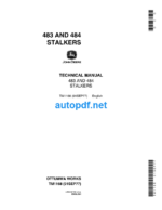 483 and 484 Stalkers Technical Manual (TM1168)