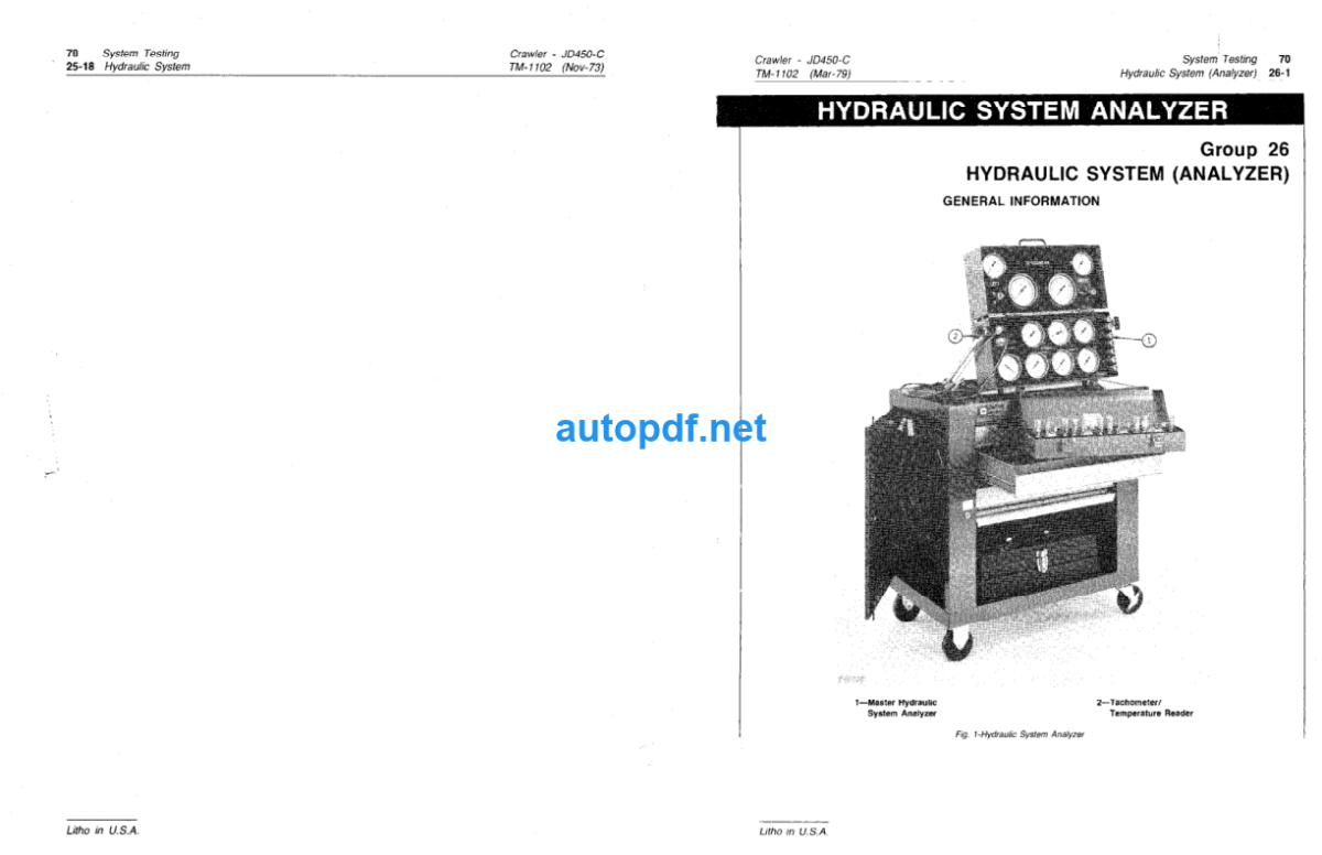 450C Crawler Technical Manual (TM1102)