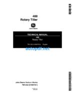 488 Rotary Tiller Technical Manual (TM1252)