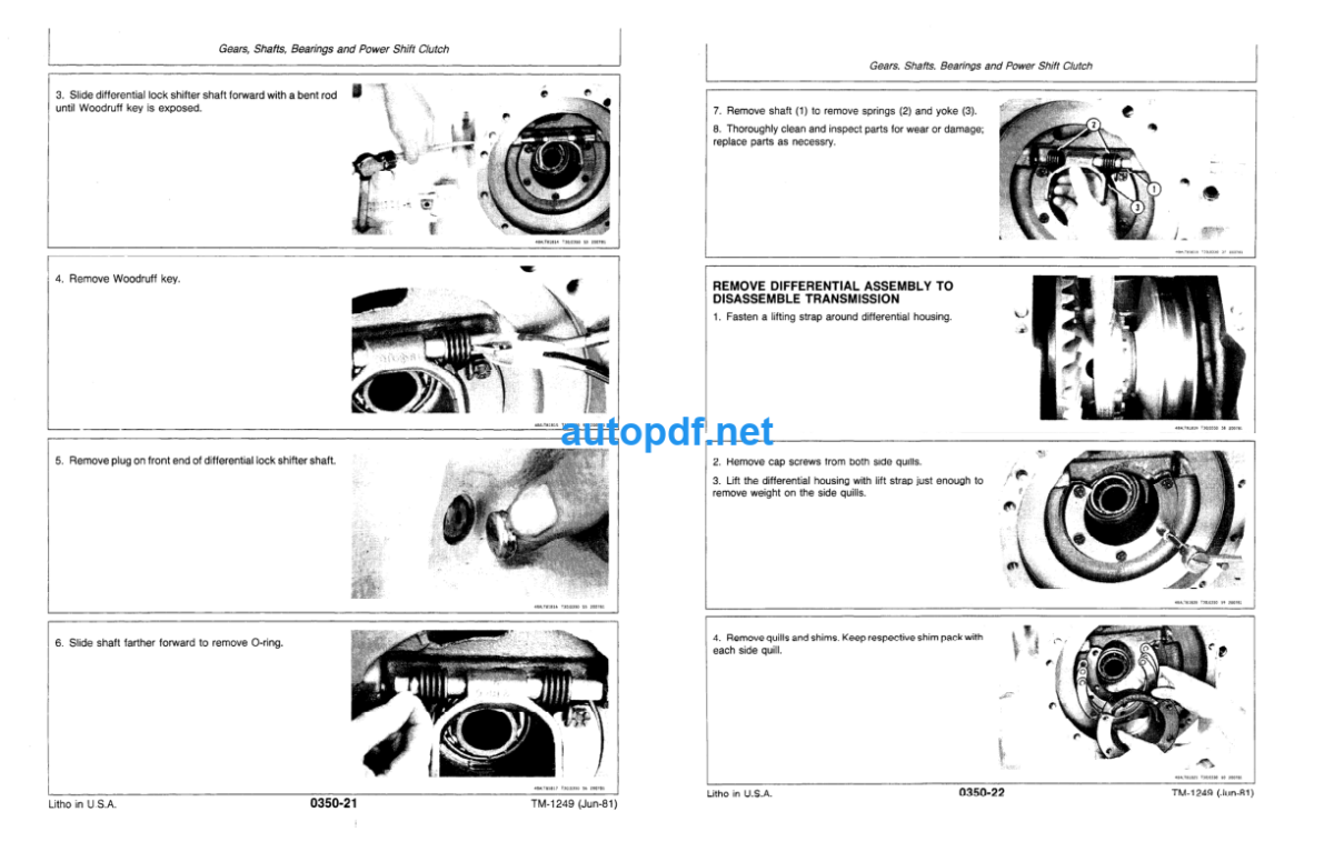 480C Forklift Technical Manual (TM1249)