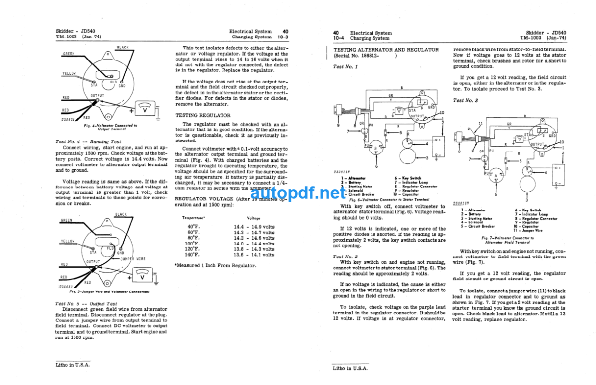 540 And 540A Skidders Technical Manual (TM1003)