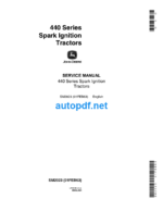 440 Series Spark Ignition Tractors Service Manual