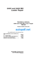 644H and 644H MH Loader Repair Technical Manual