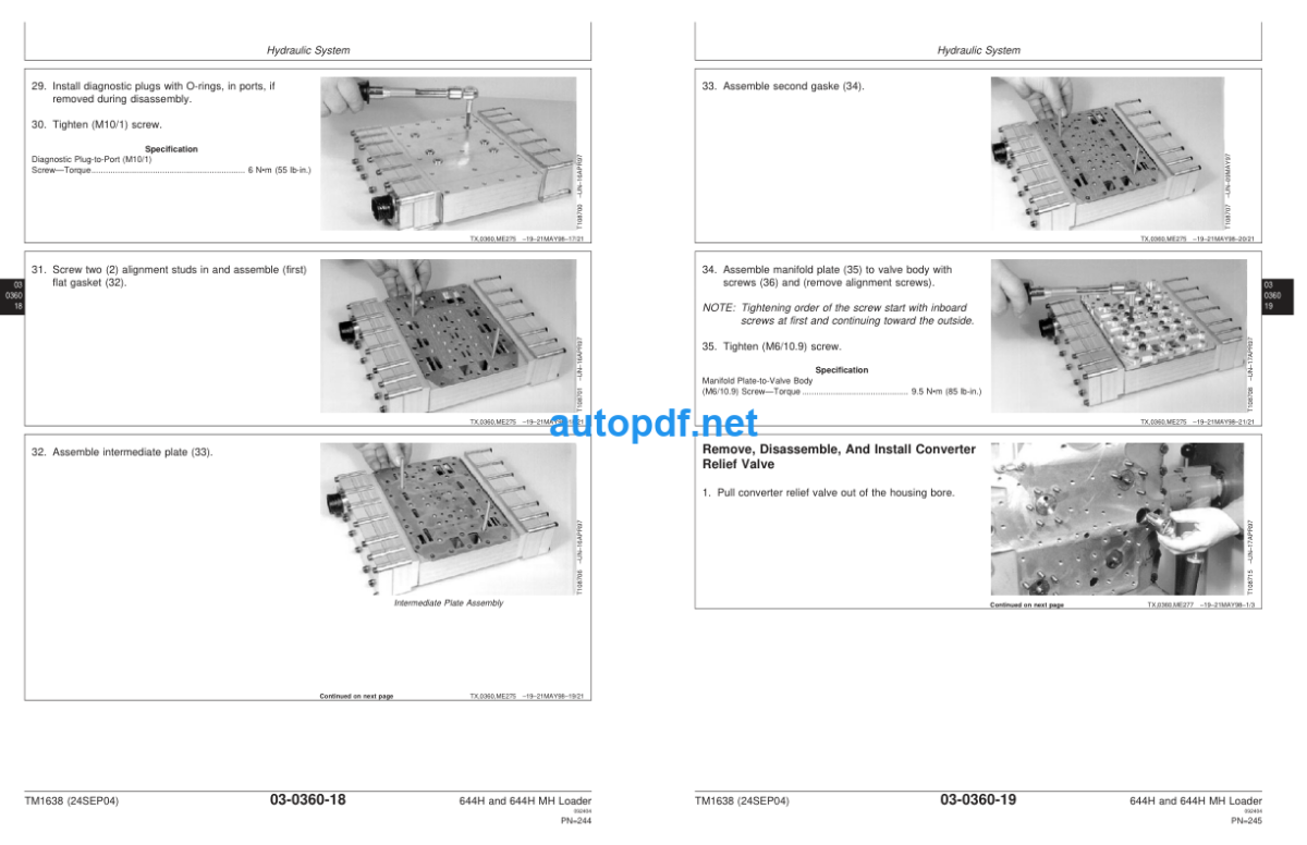 644H and 644H MH Loader Repair Technical Manual