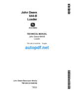 644-B Loader Technical Manual (TM1095)